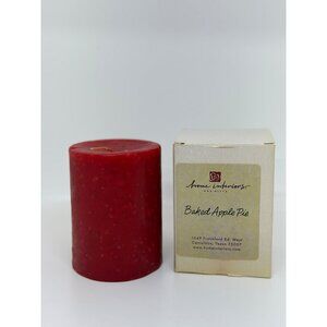 Home Interiors Scented Pillar Candle 4"x3" Baked Apple Pie Fragrance